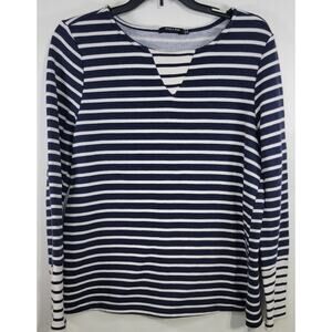 Anthropologie Doe & Rae Shirt Womens Medium Ruffled Sleeves Boho Cottagecore